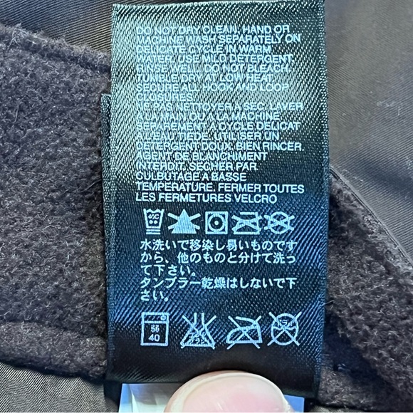 The North Face Dark Brown Hyvent Winter Snow/Ski Pants Girls Size Large - Picture 8 of 8